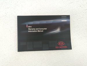 2014 Kia Optima Owners Manual Book Guide OEM Used Auto Parts