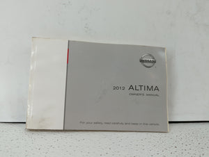 2012 Nissan Altima Owners Manual Book Guide P/N:OM2E 0L32U2 OEM Used Auto Parts