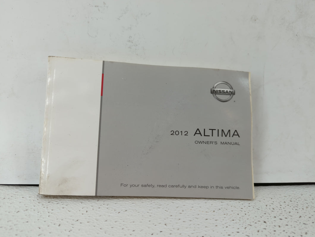 2012 Nissan Altima Owners Manual Book Guide P/N:OM2E 0L32U2 OEM Used Auto Parts