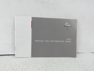 2012 Nissan Altima Owners Manual Book Guide P/N:OM2E 0L32U2 OEM Used Auto Parts