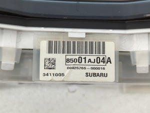 2013-2014 Subaru Legacy Instrument Cluster Speedometer Gauges P/N:0411005 85001AJ04A Fits 2013 2014 OEM Used Auto Parts