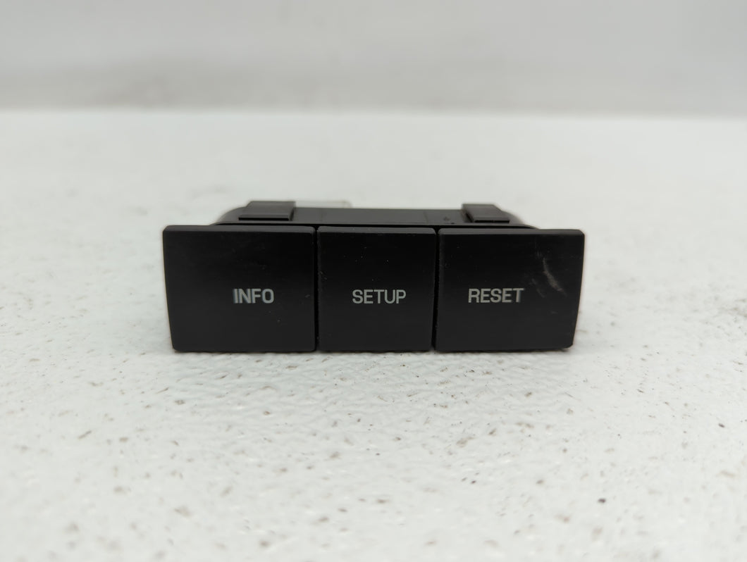 2008 Ford Expedition Info Setup Switch Trip Reset Buttons Black
