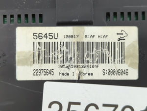 2013-2014 Chevrolet Captiva Sport Instrument Cluster Speedometer Gauges P/N:22975645 23167552 Fits 2013 2014 OEM Used Auto Parts