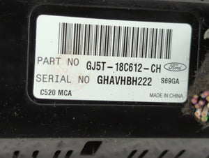 2018-2019 Ford Escape Climate Control Module Temperature AC/Heater Replacement P/N:GJ5T-18C612-CJ GJ5T-18C612-CH Fits 2018 2019 OEM Used Auto Parts