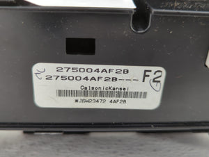 2017-2019 Nissan Sentra Climate Control Module Temperature AC/Heater Replacement P/N:275004AF2B 275004A Fits 2017 2018 2019 OEM Used Auto Parts