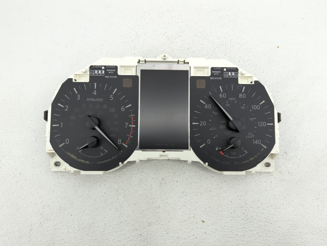 2016 Nissan Rogue Instrument Cluster Speedometer Gauges P/N:5HA8A/NWUR 248105HA3A Fits OEM Used Auto Parts