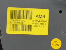 2014-2015 Kia Optima Climate Control Module Temperature AC/Heater Replacement P/N:97250-2TXXX 97250-2TLE0 Fits 2014 2015 OEM Used Auto Parts