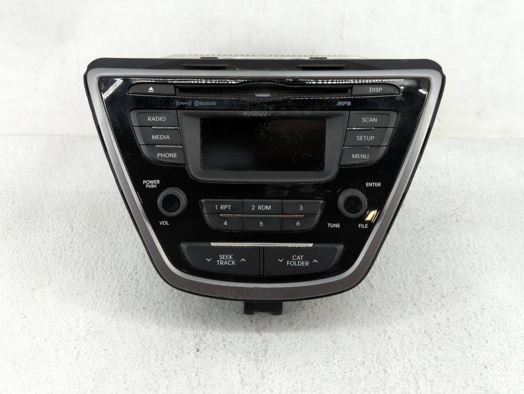 2013 Hyundai Elantra Radio AM FM Cd Player Receiver Replacement P/N:96170-3X165RA5 Fits OEM Used Auto Parts