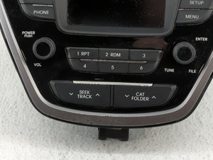 2013 Hyundai Elantra Radio AM FM Cd Player Receiver Replacement P/N:96170-3X165RA5 Fits OEM Used Auto Parts