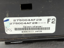 2017-2019 Nissan Sentra Climate Control Module Temperature AC/Heater Replacement P/N:275004AF2B 275004A Fits 2017 2018 2019 OEM Used Auto Parts