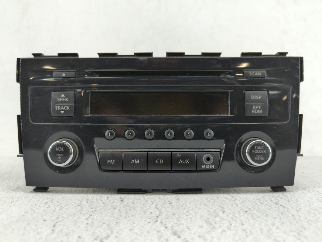 2013-2015 Nissan Altima Radio AM FM Cd Player Receiver Replacement P/N:28185 3TA0G 28185 3TB0G Fits 2013 2014 2015 OEM Used Auto Parts