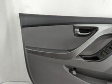 2016 Hyundai Elantra Front Left Driver Interior Door Panel Trim Grey