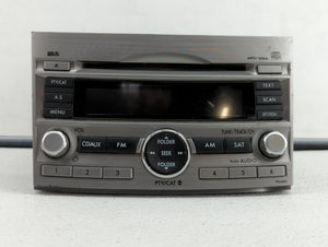 2010-2012 Subaru Legacy Radio AM FM Cd Player Receiver Replacement P/N:86201AJ64A Fits 2010 2011 2012 OEM Used Auto Parts