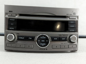 2010-2012 Subaru Legacy Radio AM FM Cd Player Receiver Replacement P/N:86201AJ64A Fits 2010 2011 2012 OEM Used Auto Parts