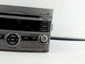 2010-2012 Subaru Legacy Radio AM FM Cd Player Receiver Replacement P/N:86201AJ64A Fits 2010 2011 2012 OEM Used Auto Parts