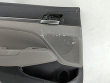 2017 Hyundai Elantra Rear Left Driver Interior Door Panel Trim Grey