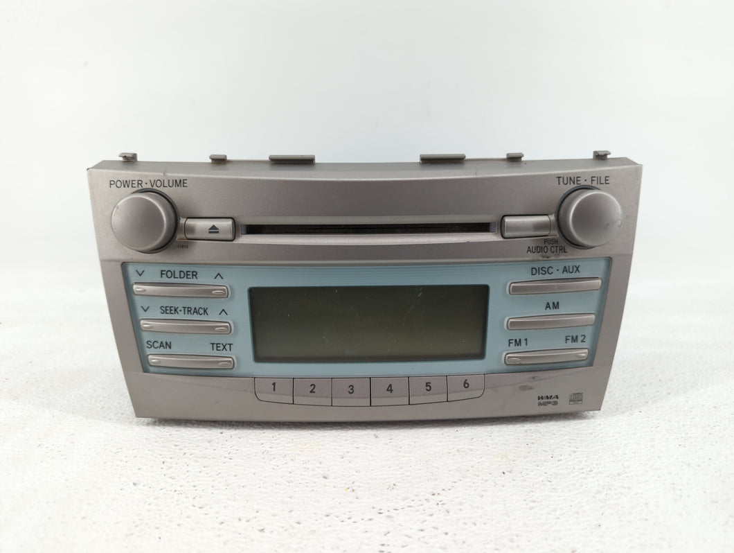 2007-2009 Toyota Camry Radio AM FM Cd Player Receiver Replacement P/N:86120-06182 86120-33890 Fits 2007 2008 2009 OEM Used Auto Parts