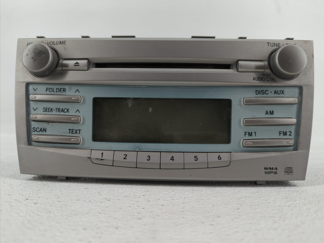 2007-2009 Toyota Camry Radio AM FM Cd Player Receiver Replacement P/N:86120-06182 86120-33890 Fits 2007 2008 2009 OEM Used Auto Parts