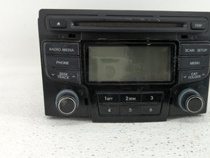 2013-2014 Hyundai Sonata Radio AM FM Cd Player Receiver Replacement P/N:96180-3Q600 96180-3Q700 Fits 2013 2014 OEM Used Auto Parts