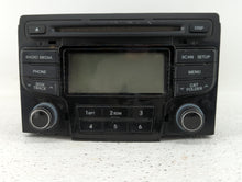 2013-2014 Hyundai Sonata Radio AM FM Cd Player Receiver Replacement P/N:96180-3Q600 96180-3Q700 Fits 2013 2014 OEM Used Auto Parts