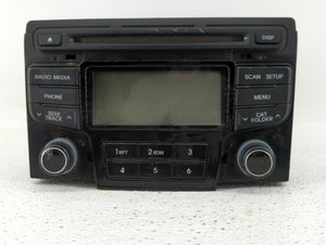 2013-2014 Hyundai Sonata Radio AM FM Cd Player Receiver Replacement P/N:96180-3Q600 96180-3Q700 Fits 2013 2014 OEM Used Auto Parts