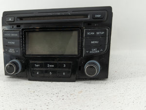 2013-2014 Hyundai Sonata Radio AM FM Cd Player Receiver Replacement P/N:96180-3Q600 96180-3Q700 Fits 2013 2014 OEM Used Auto Parts