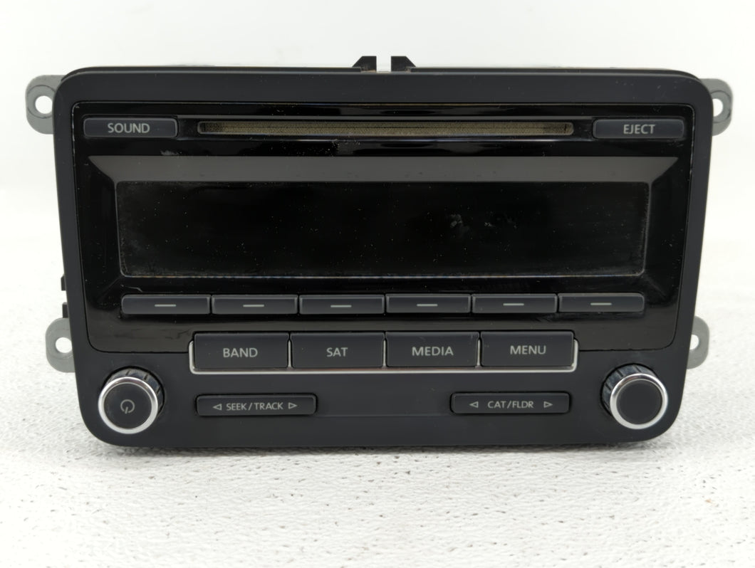 2011-2014 Volkswagen Jetta Radio AM FM Cd Player Receiver Replacement P/N:1K0 035 164 F 1K0035164D Fits OEM Used Auto Parts