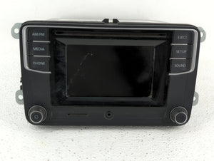 2016-2017 Volkswagen Jetta Radio AM FM Cd Player Receiver Replacement P/N:561 035 150 A 5C0 035 200 Fits 2016 2017 OEM Used Auto Parts