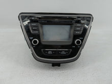 2014-2016 Hyundai Elantra Radio AM FM Cd Player Receiver Replacement P/N:96180-3X165GU 96180-3X165 Fits 2014 2015 2016 OEM Used Auto Parts