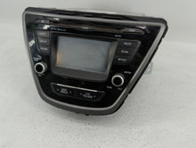 2014-2016 Hyundai Elantra Radio AM FM Cd Player Receiver Replacement P/N:96180-3X165GU 96180-3X165 Fits 2014 2015 2016 OEM Used Auto Parts