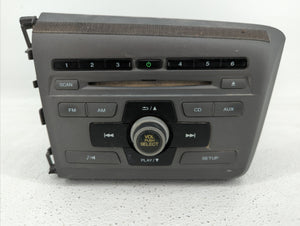 2012 Honda Civic Radio AM FM Cd Player Receiver Replacement P/N:39100-TR0-A315-M1 Fits OEM Used Auto Parts