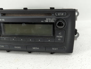 2012-2014 Toyota Prius C Radio AM FM Cd Player Receiver Replacement P/N:86120-52D10 Fits 2012 2013 2014 OEM Used Auto Parts