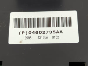 2006 Chrysler 300 Master Power Window Switch Replacement Driver Side Left P/N:L0164833 1053092BD1AB Fits OEM Used Auto Parts