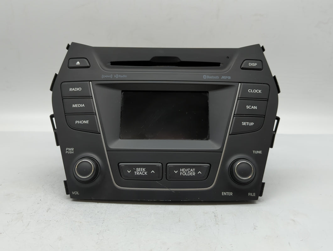 2015-2016 Hyundai Santa Fe Radio AM FM Cd Player Receiver Replacement P/N:96180-4Z1014X 96170-4Z1504X Fits 2015 2016 OEM Used Auto Parts