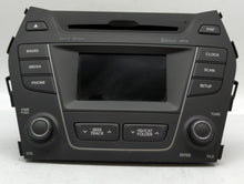 2015-2016 Hyundai Santa Fe Radio AM FM Cd Player Receiver Replacement P/N:96180-4Z1014X 96170-4Z1504X Fits 2015 2016 OEM Used Auto Parts