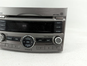 2010-2012 Subaru Legacy Radio AM FM Cd Player Receiver Replacement P/N:86201AJ64A Fits 2010 2011 2012 OEM Used Auto Parts