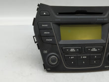 2013-2014 Hyundai Santa Fe Radio AM FM Cd Player Receiver Replacement P/N:96170-4Z1014X 96170-4Z1004X Fits 2013 2014 OEM Used Auto Parts