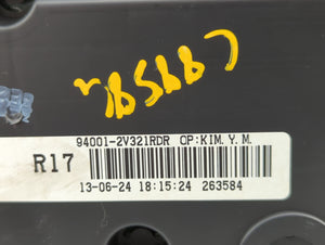 2012-2015 Hyundai Veloster Instrument Cluster Speedometer Gauges P/N:94011-2V320PD5 94011-2V320 Fits 2012 2013 2014 2015 OEM Used Auto Parts