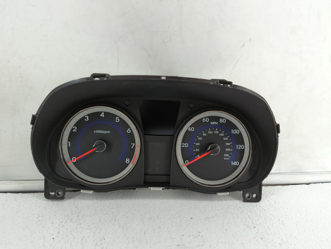 2012-2013 Hyundai Accent Instrument Cluster Speedometer Gauges P/N:94001-1R000 94001-1R020 Fits 2012 2013 OEM Used Auto Parts