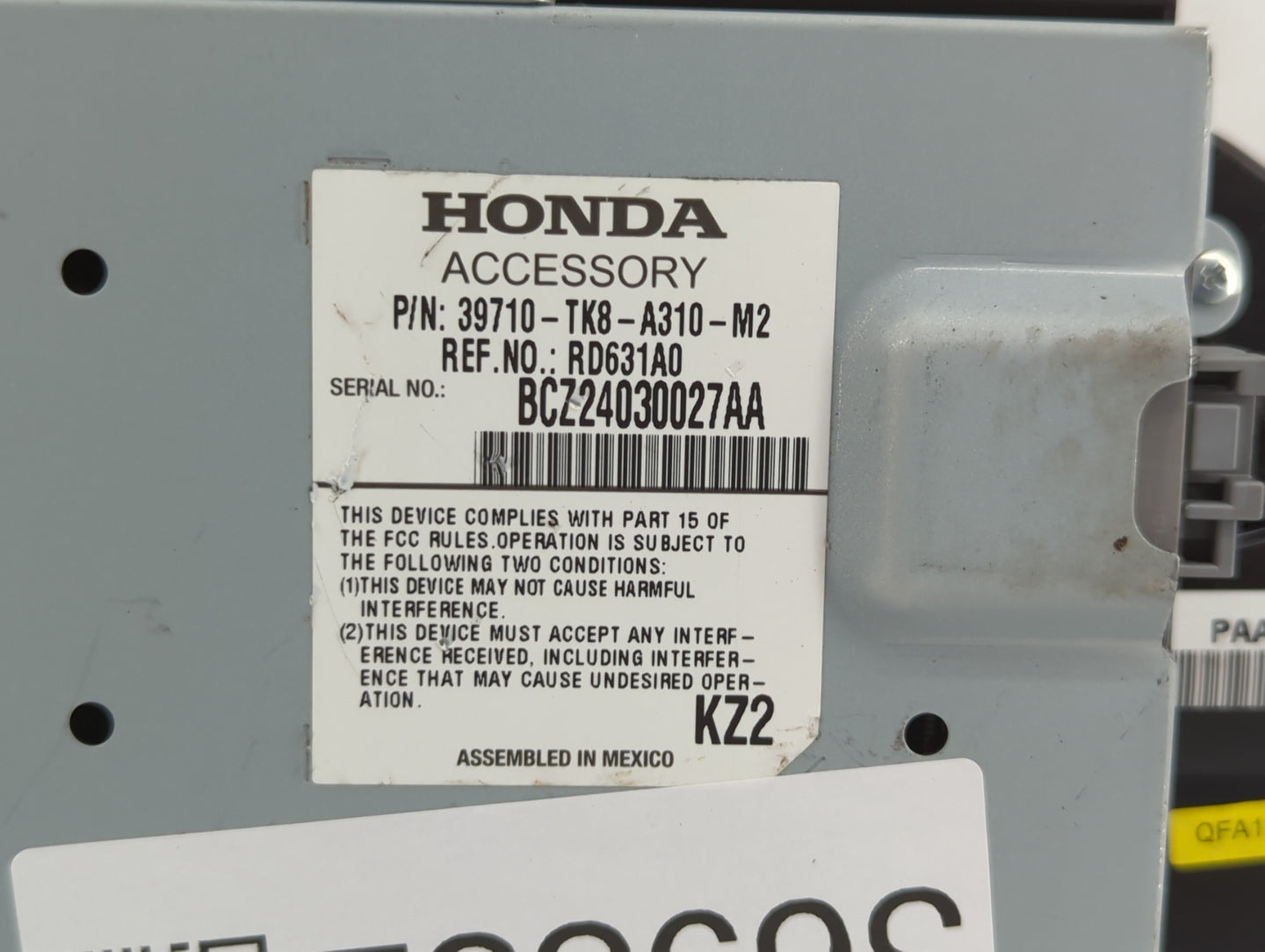 2011 Honda Odyssey Information Display Screen - Oemusedautoparts1.com