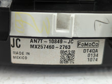 2010 Mercury Milan Instrument Cluster Speedometer Gauges P/N:AN7T-10849-JC Fits OEM Used Auto Parts