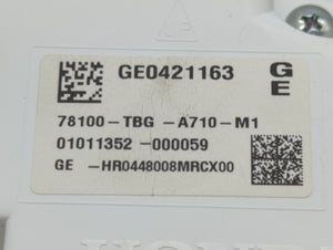 2017 Civic Honda Instrument Cluster Speedometer Gauges P/N:78100-TBG-A710-M1 78100-TBG-A720-M1 Fits 2016 OEM Used Auto Parts