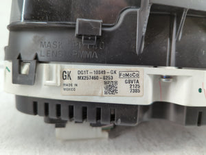 2013 Ford Taurus Instrument Cluster Speedometer Gauges P/N:DG1T-10849-GL DG1T-10849-GK Fits OEM Used Auto Parts