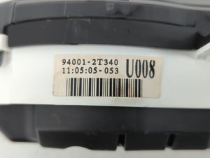 2011 Kia Optima Instrument Cluster Speedometer Gauges P/N:94001-2T340 Fits OEM Used Auto Parts