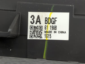 2019-2022 Mazda 3 Climate Control Module Temperature AC/Heater Replacement P/N:BDGF 61 190B Fits 2019 2020 2021 2022 OEM Used Auto Parts