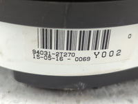 2014 Kia Optima Instrument Cluster Speedometer Gauges P/N:94031-2T270 Fits OEM Used Auto Parts - Oemusedautoparts1.com