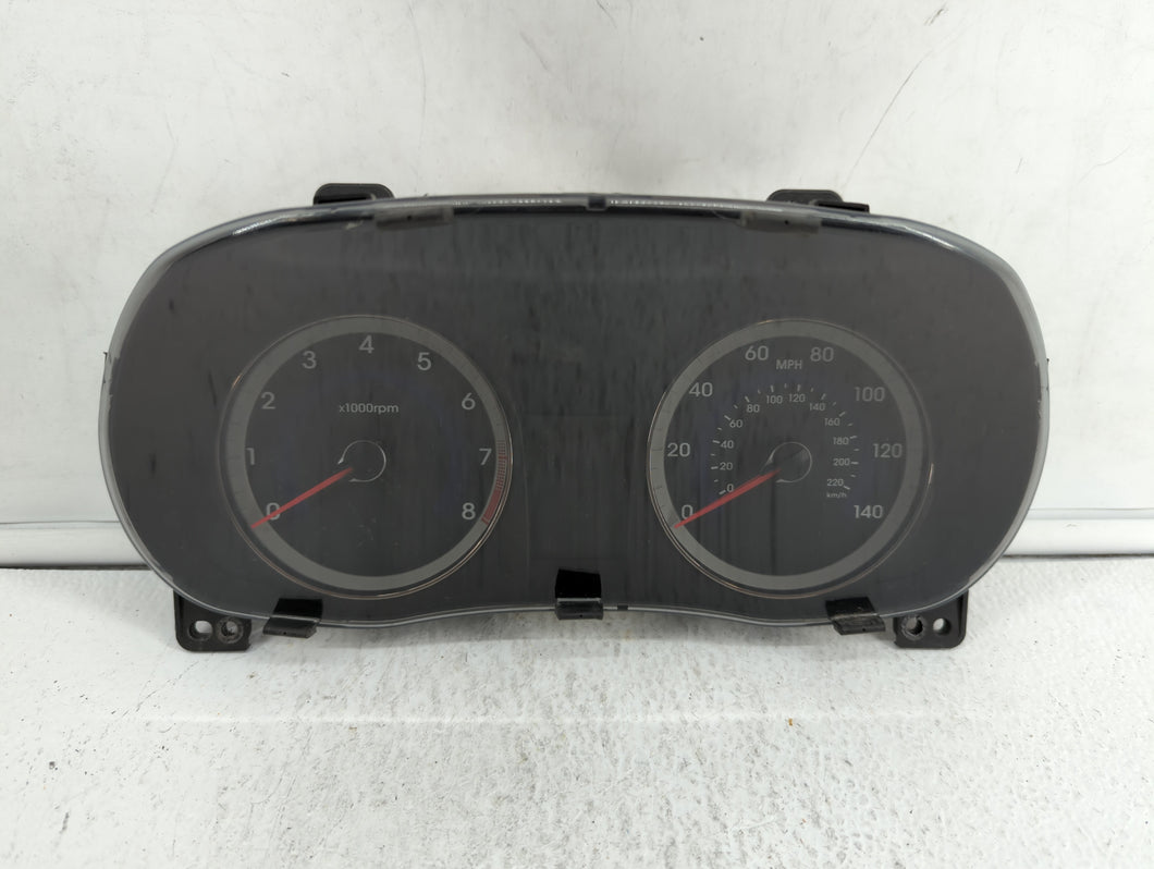 2012-2014 Hyundai Accent Instrument Cluster Speedometer Gauges P/N:94001-1R015 94001-1R000 Fits 2012 2013 2014 OEM Used Auto Parts