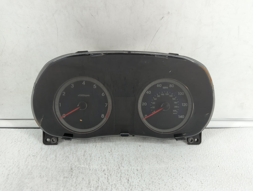 2012-2013 Hyundai Accent Instrument Cluster Speedometer Gauges P/N:94001-1R030 94001- 1R03012E30 Fits 2012 2013 OEM Used Auto Parts