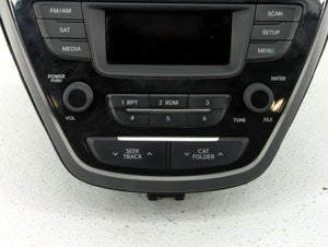 2014-2016 Hyundai Elantra Radio AM FM Cd Player Receiver Replacement P/N:96170-3X156GU Fits 2014 2015 2016 OEM Used Auto Parts