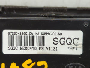 2017-2019 Kia Soul Climate Control Module Temperature AC/Heater Replacement P/N:97250-B2DQ1CA 97250-B2GQ1CA Fits 2017 2018 2019 OEM Used Auto Parts